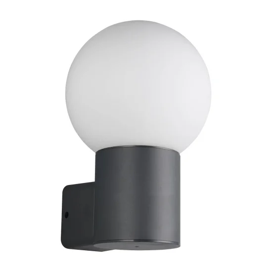 APLIQUE EXTERIOR E27 ALUMINIO ANTRACITA IP44 LAUREL 2