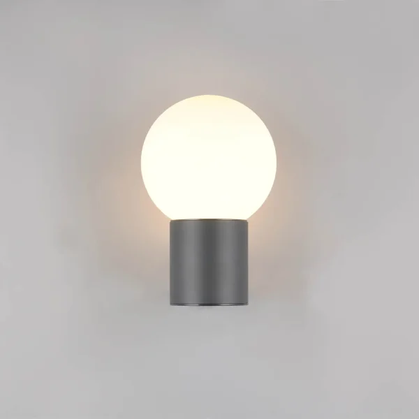 APLIQUE EXTERIOR E27 ALUMINIO ANTRACITA IP44 LAUREL