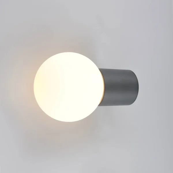APLIQUE EXTERIOR E27 ALUMINIO ANTRACITA IP44 LAUREL