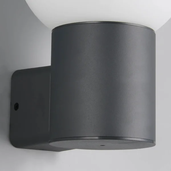APLIQUE EXTERIOR E27 ALUMINIO ANTRACITA IP44 LAUREL