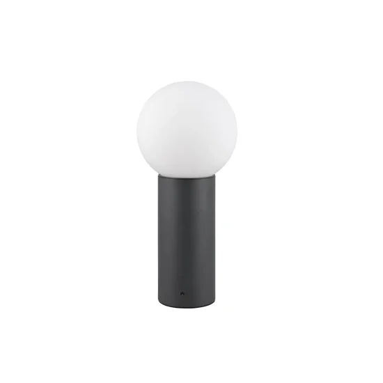 BALIZA EXTERIOR E27 ALUMINIO ANTRACITA IP44 40CM LAUREL 2