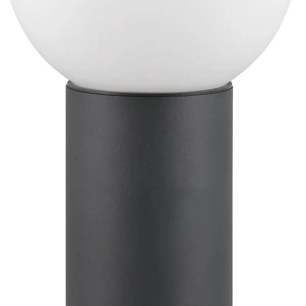 BALIZA EXTERIOR E27 ALUMINIO ANTRACITA IP44 40CM LAUREL