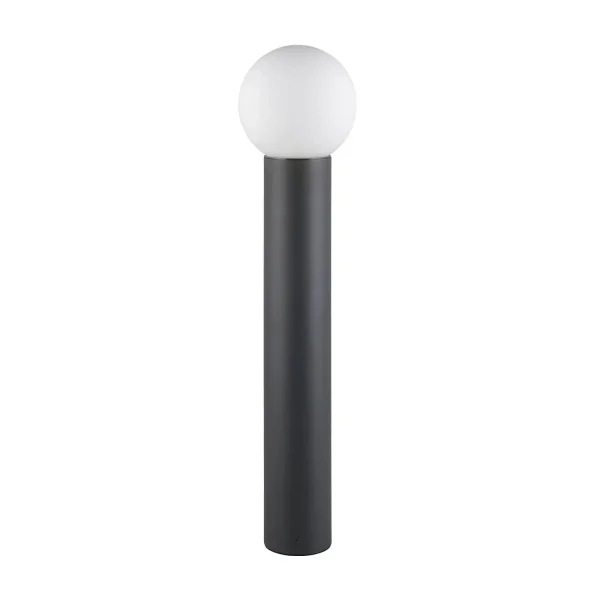 BALIZA EXTERIOR E27 ALUMINIO ANTRACITA IP44 80CM LAUREL