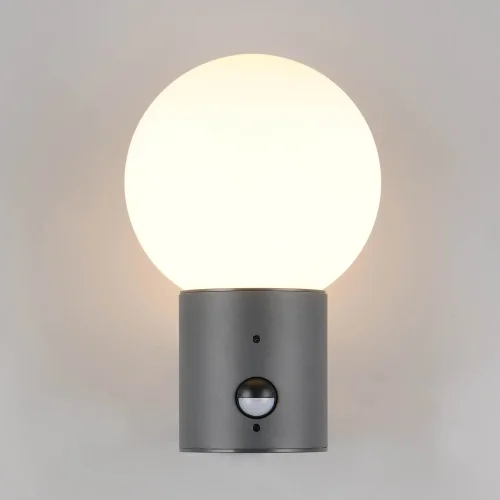 APLIQUE EXTERIOR E27 C/SENSOR ALUMINIO ANTRACITA IP44 LAUREL