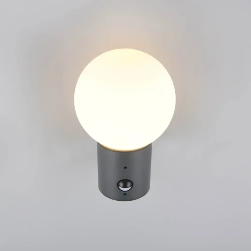 APLIQUE EXTERIOR E27 C/SENSOR ALUMINIO ANTRACITA IP44 LAUREL