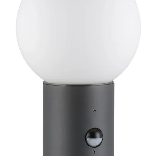 BALIZA EXTERIOR E27 C/SENSOR ALUMINIO ANTRACITA IP44 80CM LAUREL