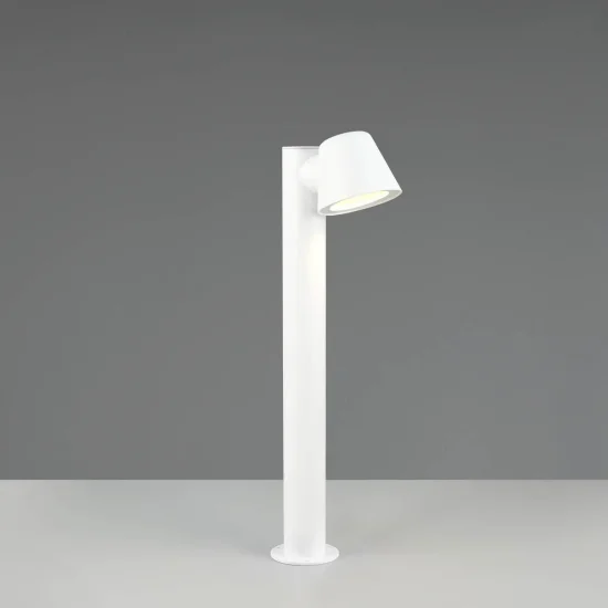 BALIZA EXTERIOR GU10 BLANCO MATE 60CM IP44 MOSSEN