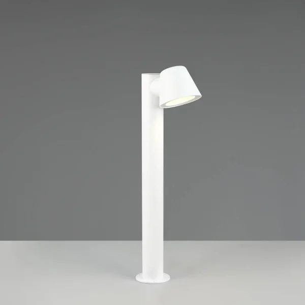 BALIZA EXTERIOR GU10 BLANCO MATE 60CM IP44 MOSSEN