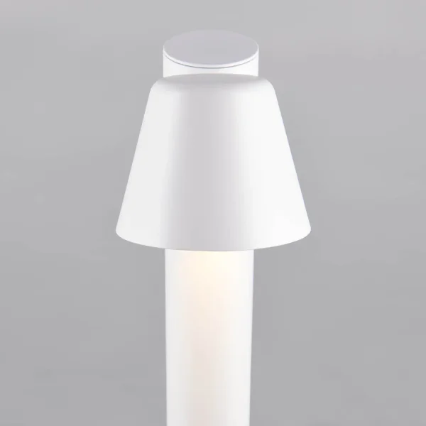 BALIZA EXTERIOR GU10 BLANCO MATE 60CM IP44 MOSSEN