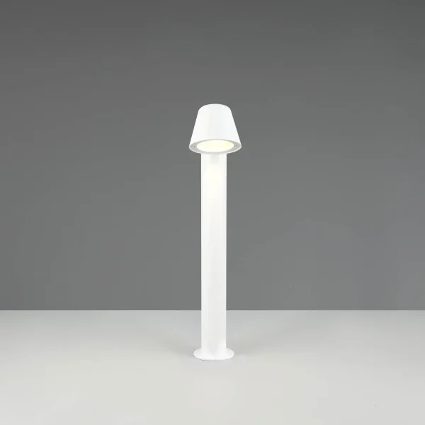 BALIZA EXTERIOR GU10 BLANCO MATE 60CM IP44 MOSSEN
