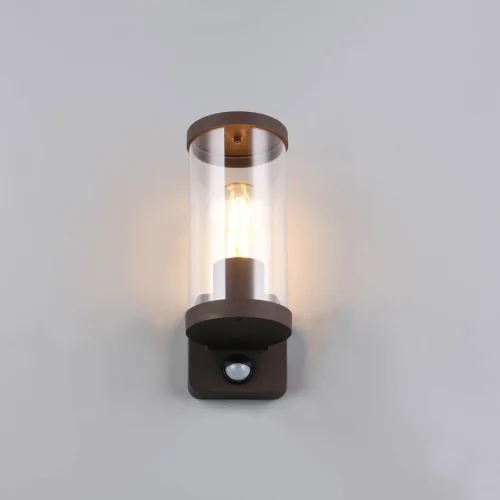 APLIQUE EXTERIOR E27 C/SENSOR ALUMINIO ÓXIDO IP44 DANDELION