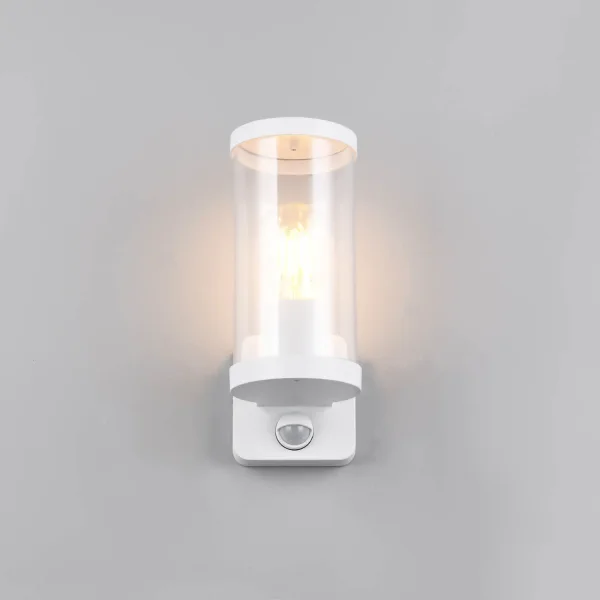 APLIQUE EXTERIOR E27 C/SENSOR ALUMINIO BLANCO IP44 DANDELION