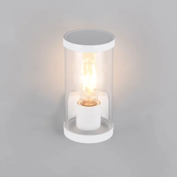 APLIQUE EXTERIOR E27 C/SENSOR ALUMINIO BLANCO IP44 DANDELION