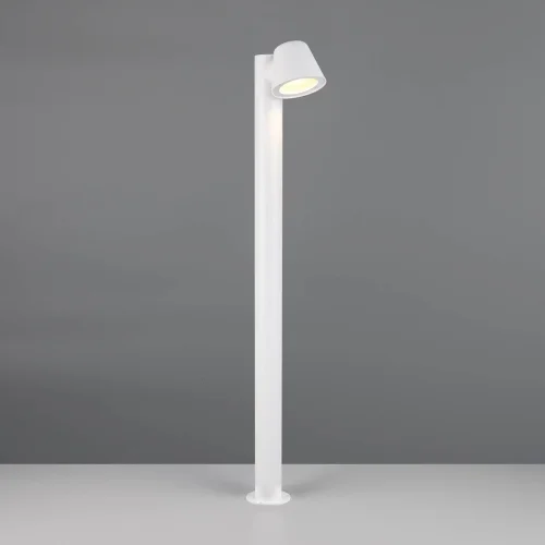 LÁMPARA DE PIE EXTERIOR GU10 BLANCO MATE 100CM IP44 MOSSEN