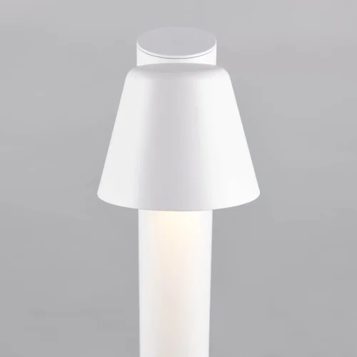 LÁMPARA DE PIE EXTERIOR GU10 BLANCO MATE 100CM IP44 MOSSEN