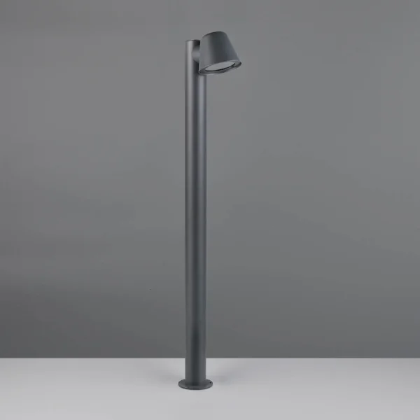 LÁMPARA DE PIE EXTERIOR GU10 ANTRACITA 100CM IP44 MOSSEN