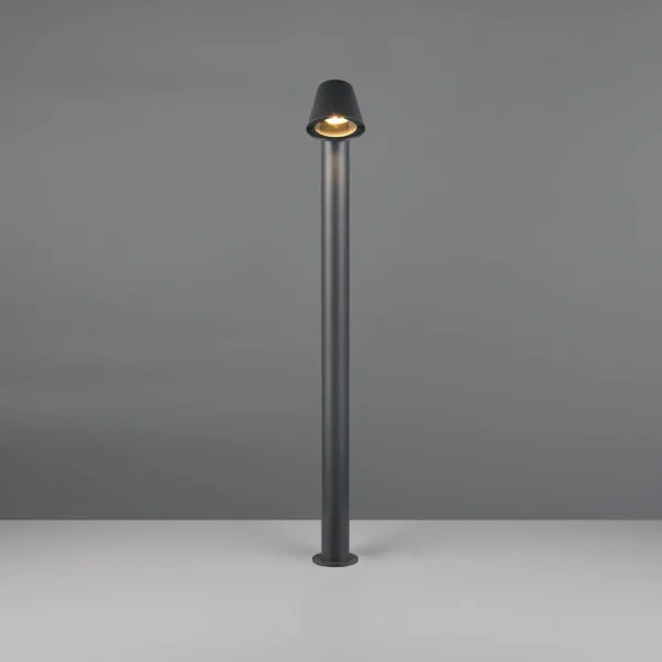 LÁMPARA DE PIE EXTERIOR GU10 ANTRACITA 100CM IP44 MOSSEN
