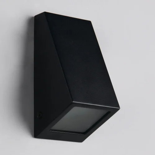 APLIQUE EXTERIOR GU10 IP44 NEGRO BIDENS