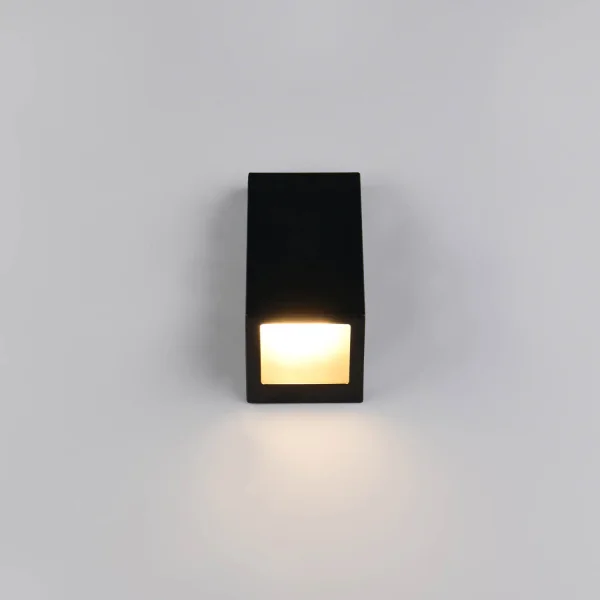 APLIQUE EXTERIOR GU10 IP44 NEGRO BIDENS