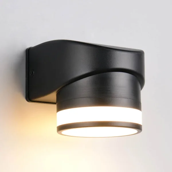 APLIQUE EXTERIOR GX53 10W 4000K IP44 NEGRO CELANDINE