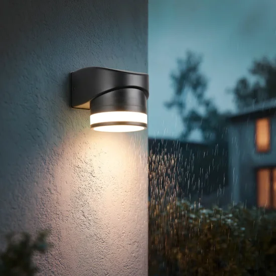 APLIQUE EXTERIOR GX53 10W 4000K IP44 NEGRO CELANDINE