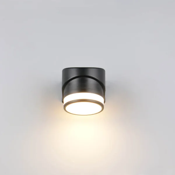 APLIQUE EXTERIOR GX53 10W 4000K IP44 NEGRO CELANDINE