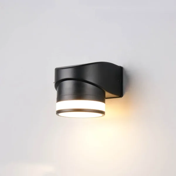 APLIQUE EXTERIOR GX53 10W 4000K IP44 NEGRO CELANDINE