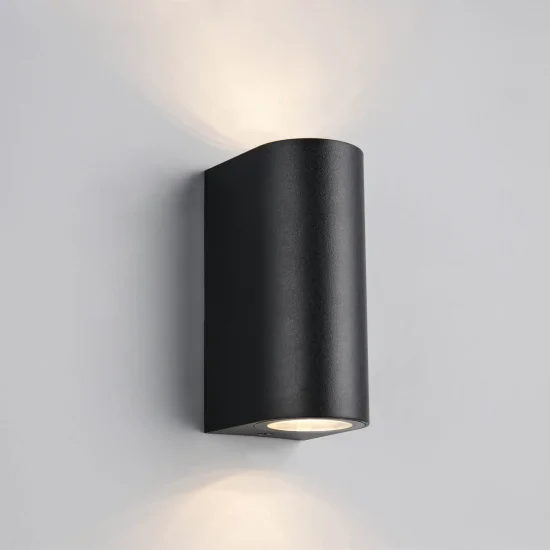 APLIQUE EXTERIOR 2 LUCES GU10 IP44 CILÍNDRICO STEVIA 2