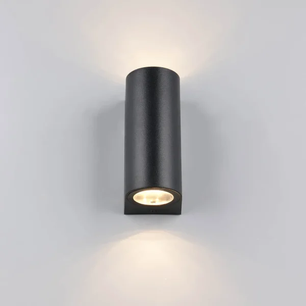 APLIQUE EXTERIOR 2 LUCES GU10 IP44 CILÍNDRICO STEVIA