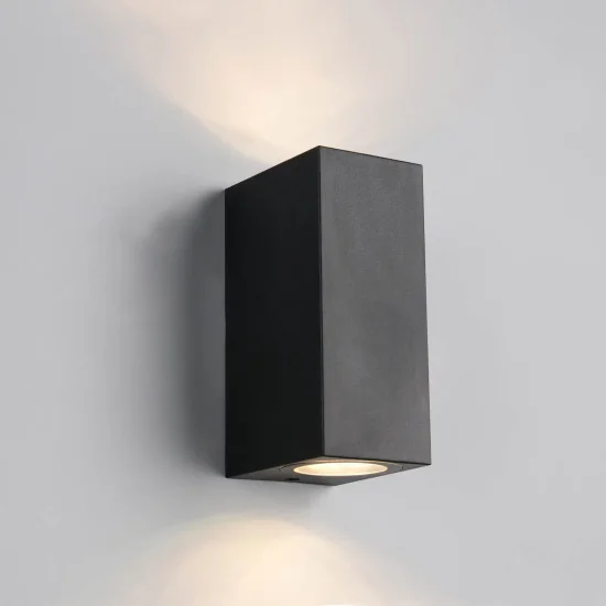 APLIQUE EXTERIOR 2 LUCES GU10 IP44 CUADRADO STEVIA 2