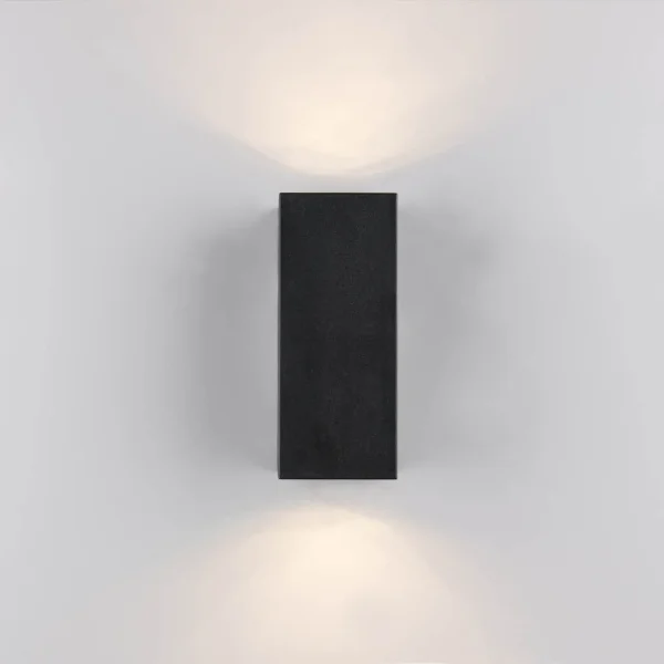 APLIQUE EXTERIOR 2 LUCES GU10 IP44 CUADRADO STEVIA