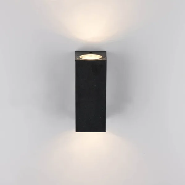 APLIQUE EXTERIOR 2 LUCES GU10 IP44 CUADRADO STEVIA