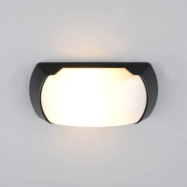 APLIQUE EXTERIOR E27 IP65 NEGRO CEDRO