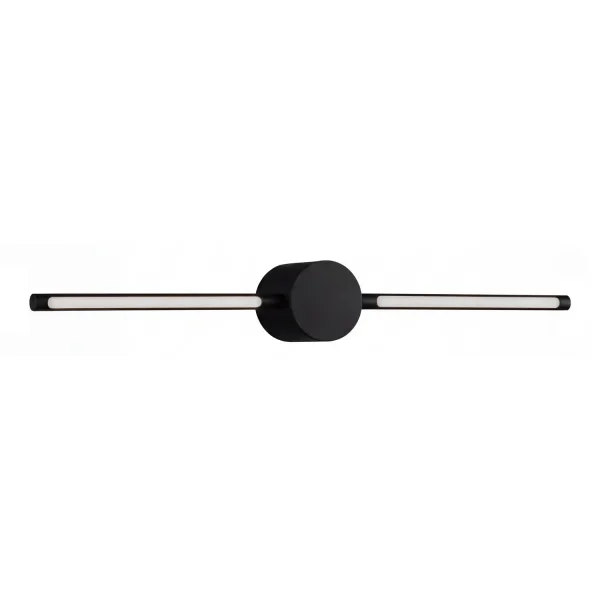 APLIQUE DE PARED BAÑO LED 15W CCT C/ROTACIÓN NEGRO IP44