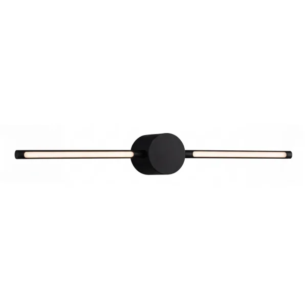 APLIQUE DE PARED BAÑO LED 15W CCT C/ROTACIÓN NEGRO IP44