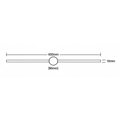 APLIQUE DE PARED BAÑO LED 15W CCT C/ROTACIÓN NEGRO IP44