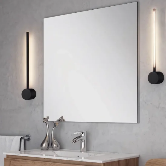 APLIQUE DE PARED BAÑO LED 10W CCT C/ROTACIÓN NEGRO IP44 2