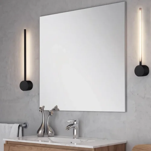 APLIQUE DE PARED BAÑO LED 10W CCT C/ROTACIÓN NEGRO IP44