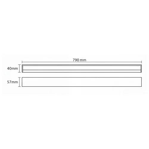 APLIQUE DE PARED BAÑO LED 20W CCT BLANCO IP44 79CM