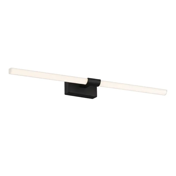 APLIQUE DE PARED BAÑO LED 20W 4000K NEGRO IP44 60CM