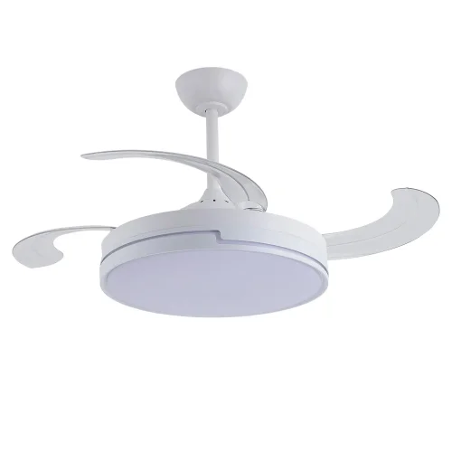 VENTILADOR DE TECHO LED 48W REGULABLE 4 ASPAS RETRÁCTILES ORIXA