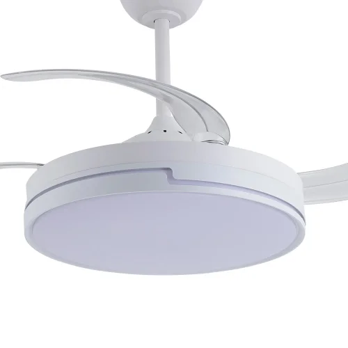 VENTILADOR DE TECHO LED 48W REGULABLE 4 ASPAS RETRÁCTILES ORIXA