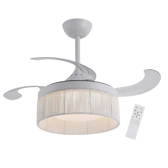 VENTILADOR DE TECHO DC LED 38W CUERDA BLANCO AIRELLE 2