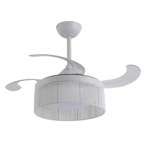 VENTILADOR DE TECHO DC LED 38W CUERDA BLANCO AIRELLE