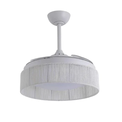 VENTILADOR DE TECHO DC LED 38W CUERDA BLANCO AIRELLE