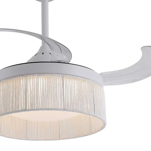 VENTILADOR DE TECHO DC LED 38W CUERDA BLANCO AIRELLE