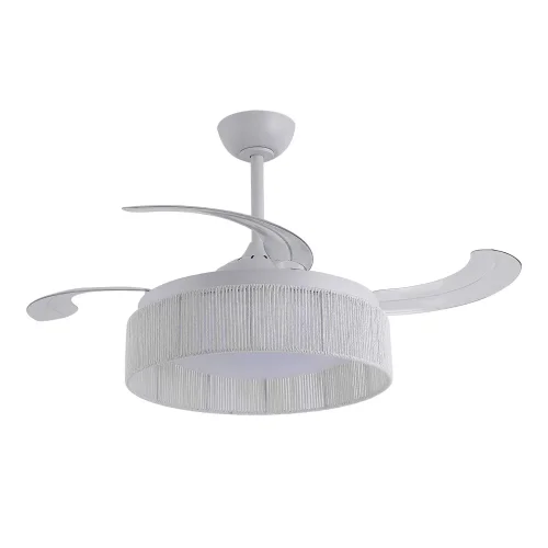 VENTILADOR DE TECHO DC LED 58W CUERDA BLANCO AIRELLE