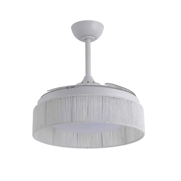 VENTILADOR DE TECHO DC LED 58W CUERDA BLANCO AIRELLE