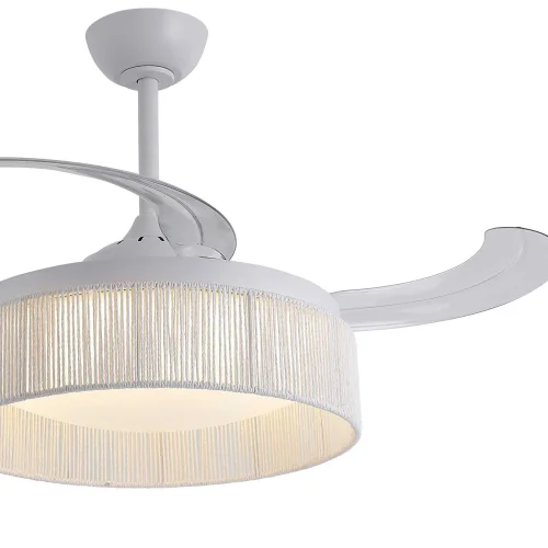 VENTILADOR DE TECHO DC LED 58W CUERDA BLANCO AIRELLE