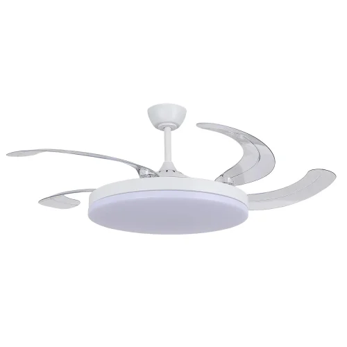 VENTILADOR DE TECHO DC LED 95W 5 ASPAS PLEGABLES BLANCO SOLARA